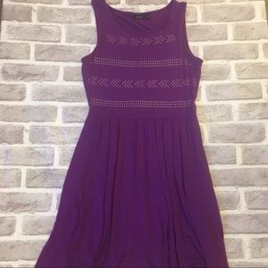 Apt. 9 Purple Embellished Dress